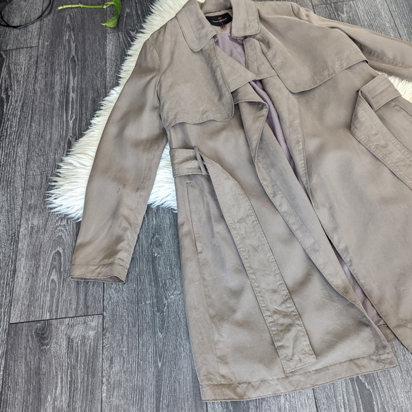 BANANA REPUBLIC - Soft Trench Coat - Picture 3 of 14